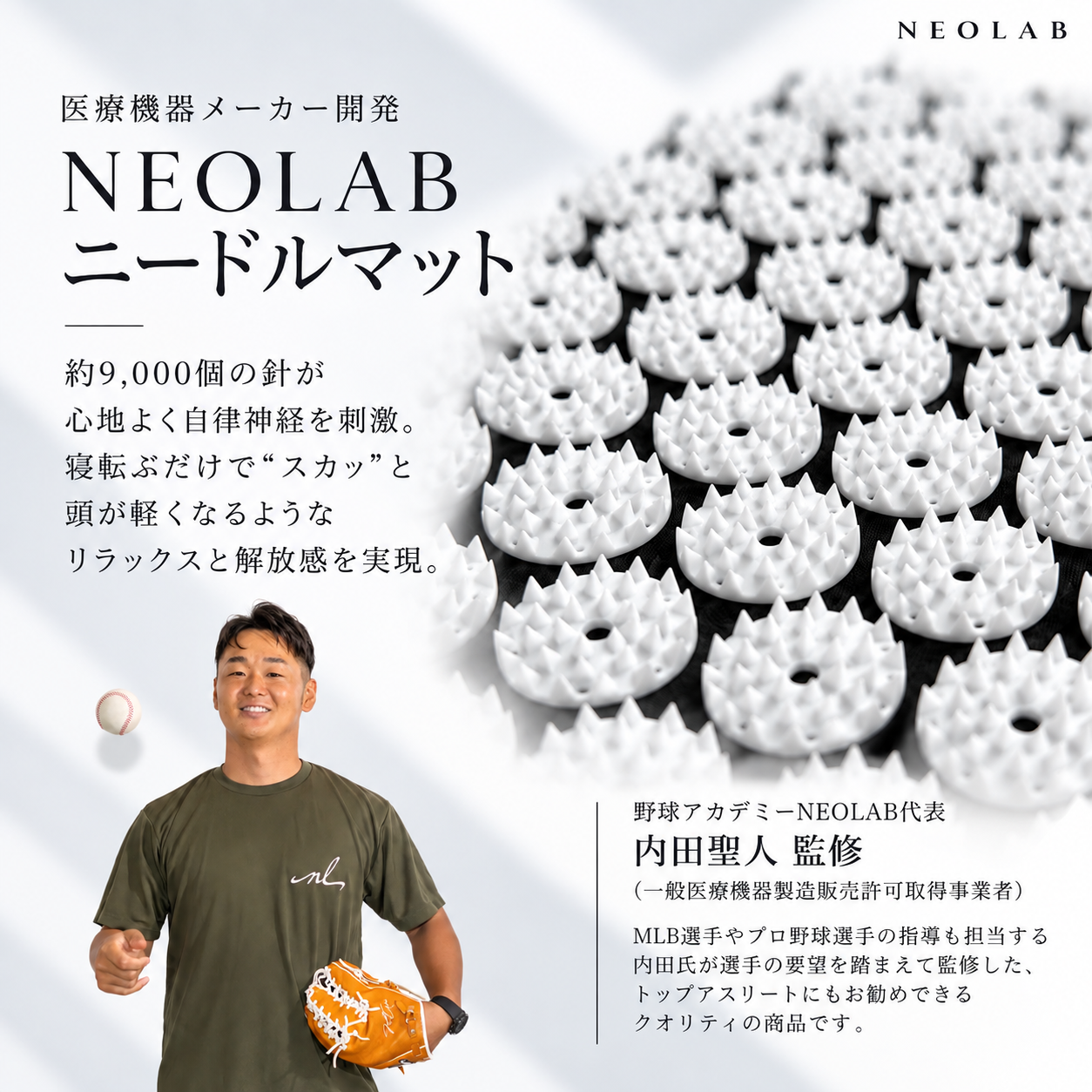 NEOLAB正規品 リカバリーニードルマット＆まくら NEOLAB リカバリーニードルマット＆まくらセット