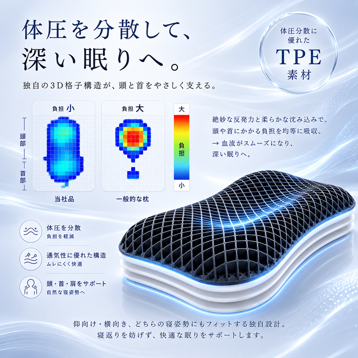 Sleepia リカバリーまくら Fit+ (高さ調整モデル) – NEOLAB Sleepia リカバリーまくら Fit+ (高さ調整モデル) – NEOLAB